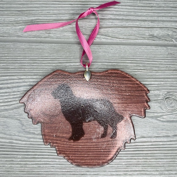 Stained glass sun catcher golden retriever dog coaster decoration orniment art - Picture 4 of 4